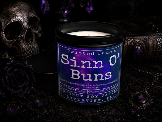 Sinn o' Buns Candle