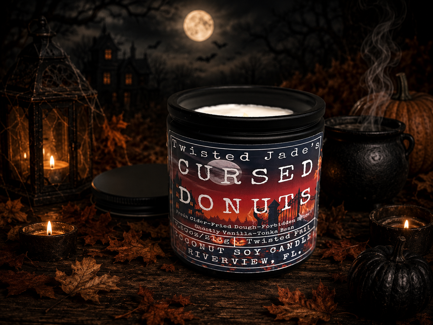 Cursed Donuts Candle