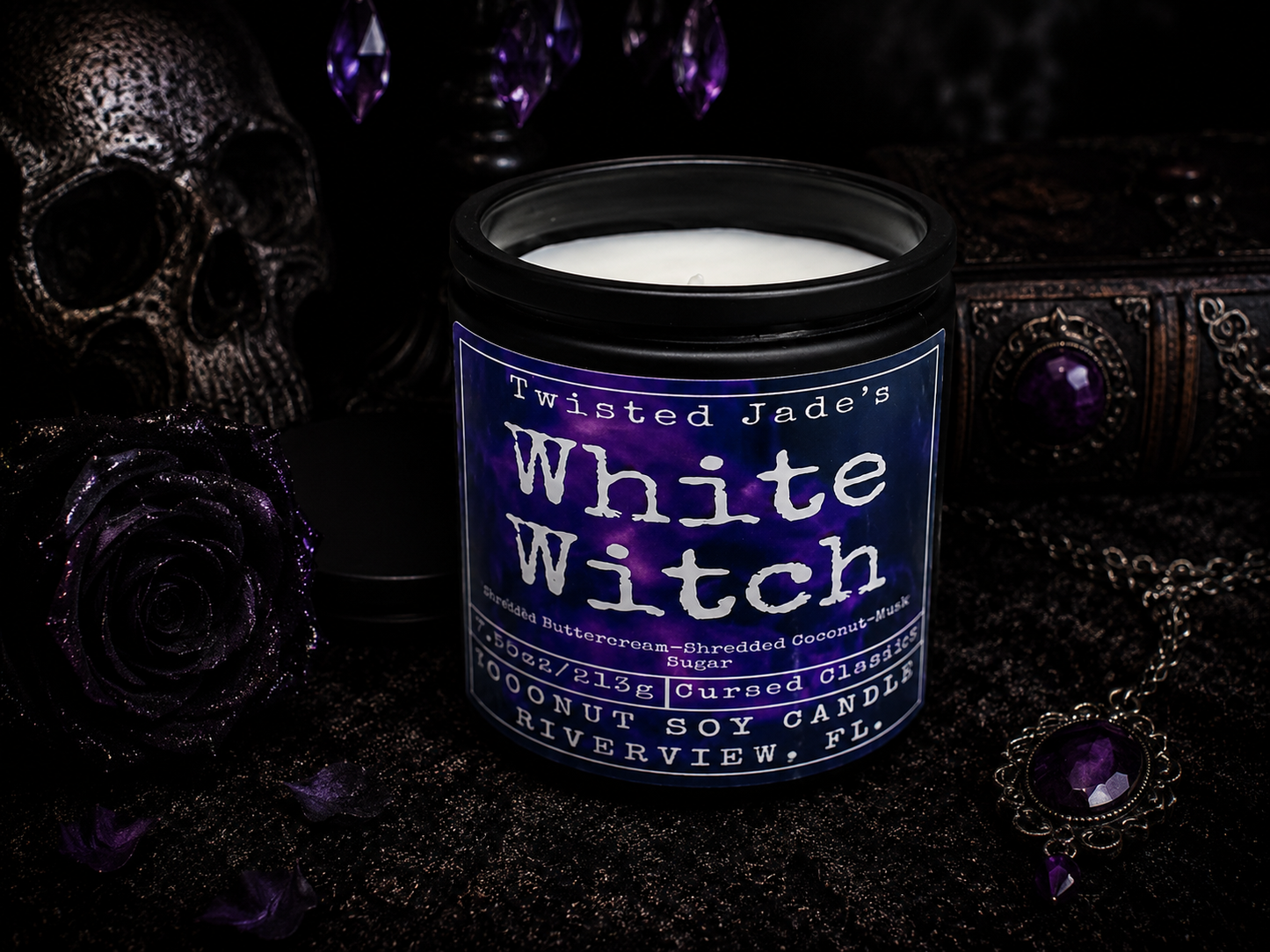 White Witch Candle