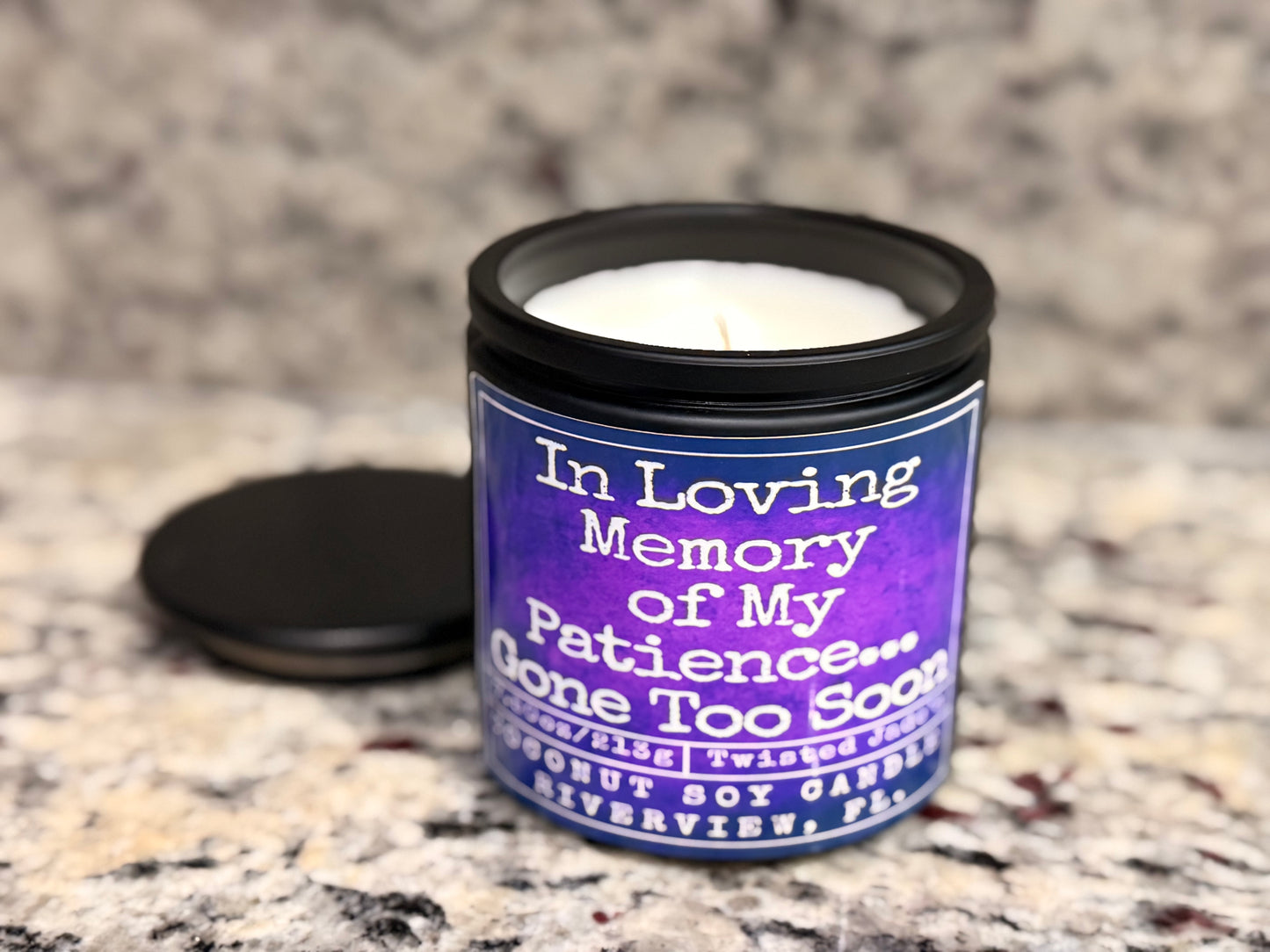 In Memory Of My Patience Candle